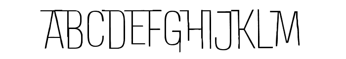 DoUbLeBaSs Thin Font LOWERCASE