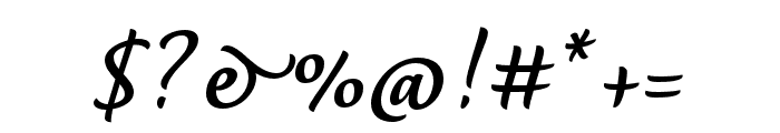 Dolce Bold Font OTHER CHARS
