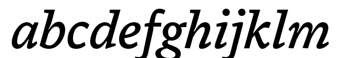 Dovetail MVB Medium Italic Font LOWERCASE