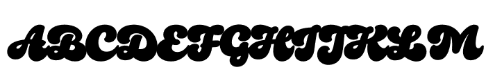 Duckie Regular Font UPPERCASE