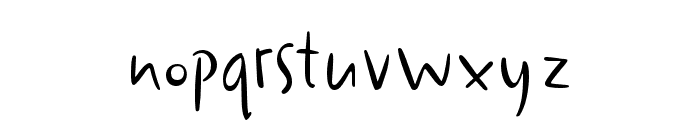 Duffy Script Regular Font LOWERCASE
