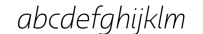 Dulcian Cond Light Italic Font LOWERCASE