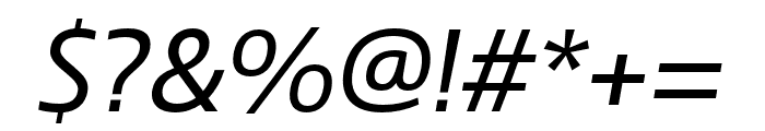Dulcian Norm Regular Italic Font OTHER CHARS