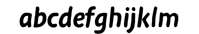 Duper Bold Italic Font LOWERCASE