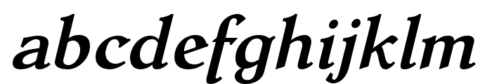 Dutch Mediaeval Pro Bold Italic Font LOWERCASE