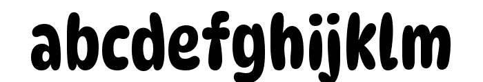 DynaPuff Condensed Medium Font LOWERCASE