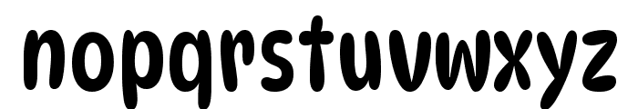 DynaPuff Condensed Regular Font LOWERCASE