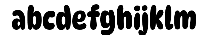 DynaPuff Condensed SemiBold Font LOWERCASE