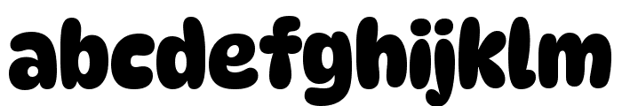 DynaPuff SemiCondensed Bold Font LOWERCASE