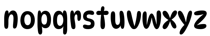 DynaPuff SemiCondensed Regular Font LOWERCASE