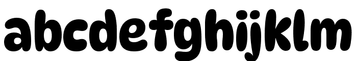 DynaPuff SemiCondensed SemiBold Font LOWERCASE