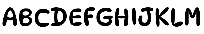 Dynapuff Variable Regular Font UPPERCASE