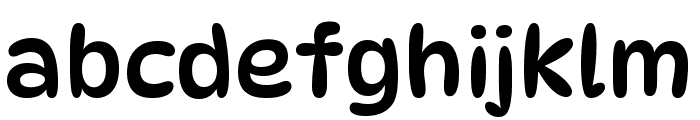 Dynapuff Variable Regular Font LOWERCASE