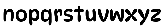 Dynapuff Variable Regular Font LOWERCASE