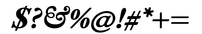 EB Garamond ExtraBold Italic Font OTHER CHARS
