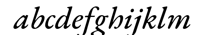 EB Garamond Medium Italic Font LOWERCASE