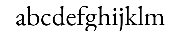 EB Garamond Regular Font LOWERCASE