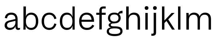 Early Sans Variable Light Font LOWERCASE