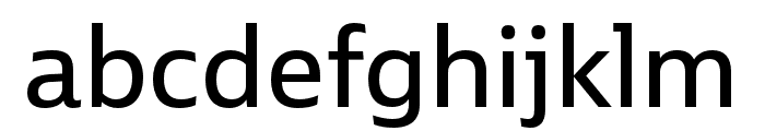 Ebony Regular Font LOWERCASE