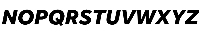 Effra CC XBold Italic Font UPPERCASE