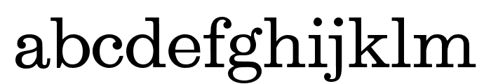 Egizio URW Cond Regular Font LOWERCASE
