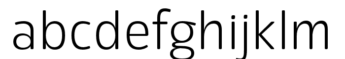 Eigerdals Light Font LOWERCASE