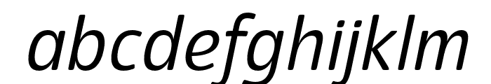 Eigerdals Regular Italic Font LOWERCASE