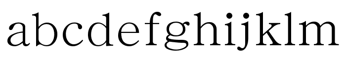 Elegant W3 Font LOWERCASE