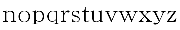 Elegant W3 Font LOWERCASE