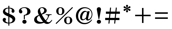 Elegant W9 Font OTHER CHARS