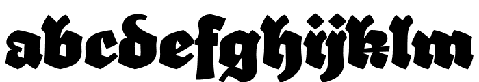 Elfreth Black Font LOWERCASE