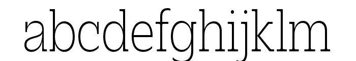 Elizeth Condensed Extralight Font LOWERCASE