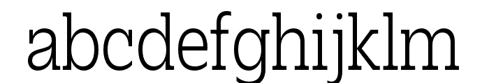 Elizeth Condensed Light Font LOWERCASE