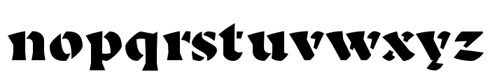 Ella Brutalist Bold Font LOWERCASE