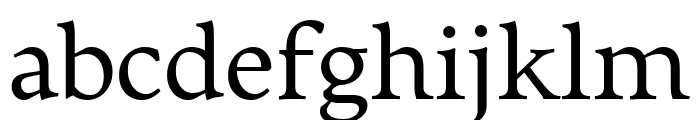 Elmhurst Regular Font LOWERCASE