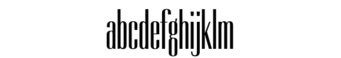 Empire Bold Font LOWERCASE