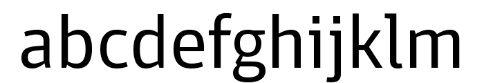 Enra Sans Variable Regular Font LOWERCASE