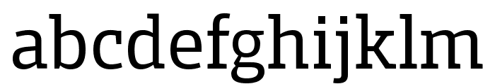 Enra Slab Variable Regular Font LOWERCASE