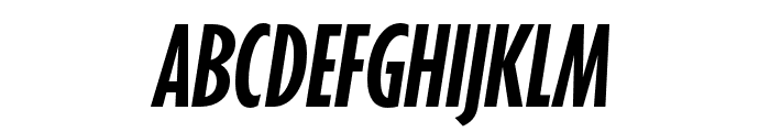 Eric Machat Headline SemiBold Italic Font UPPERCASE