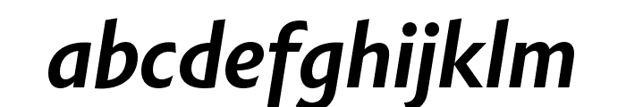 Eric Machat SemiBold Italic Font LOWERCASE