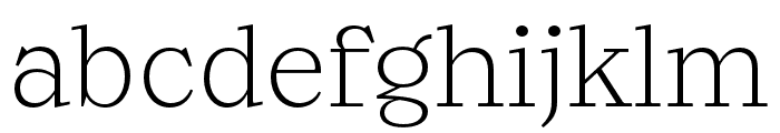 Ernst Light Font LOWERCASE