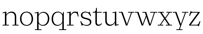 Ernst Light Font LOWERCASE