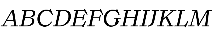 Ernst Regular Italic Font UPPERCASE