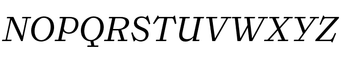 Ernst Regular Italic Font UPPERCASE