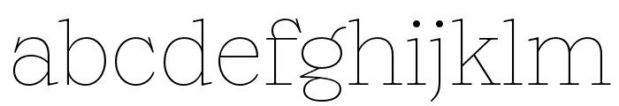 Ernst Thin Font LOWERCASE