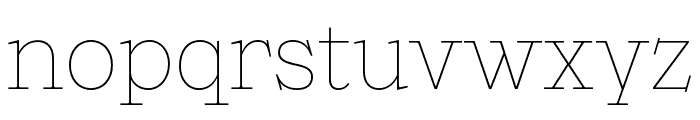 Ernst Thin Font LOWERCASE