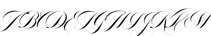 Erotica Inline Font UPPERCASE