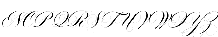 Erotica Inline Font UPPERCASE