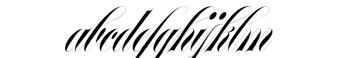 Erotica Inline Font LOWERCASE