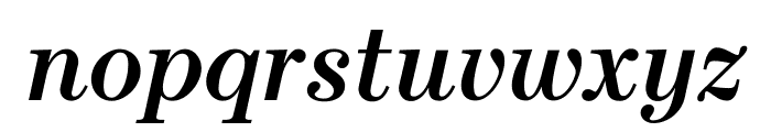 Escrow Condensed Semi Bold Italic Font LOWERCASE